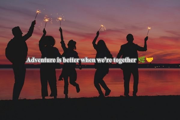 Adventure Captions with Friends