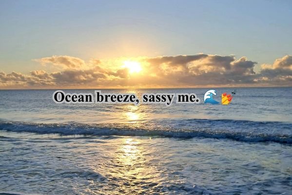 Sassy Beach Captions