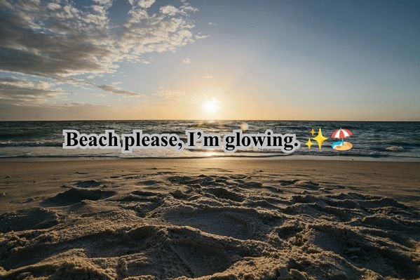 Sassy Beach Captions